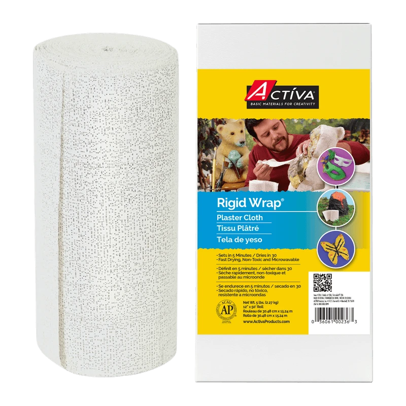12-inch X 50-foot Rigid Wrap Plaster Cloth Roll